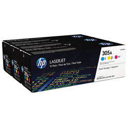 Hp 305A-CF370AM Original Color Toner Economic Package - Hp