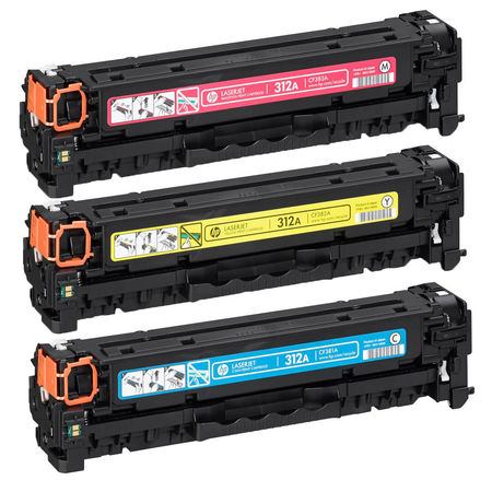 Hp 312A-CF440AM Original Color Toner Economic Pack - 2