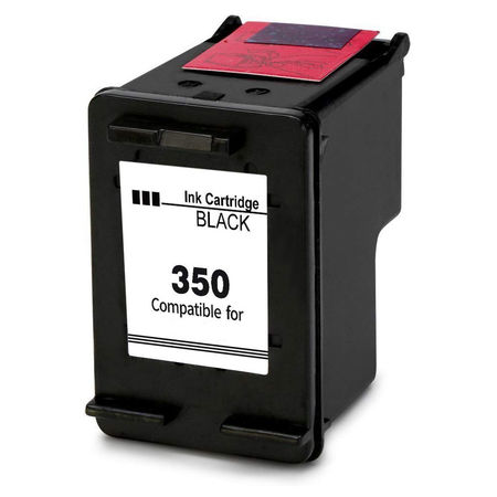 Hp 350-CB335E Black Replacement Cartridge - 2