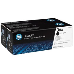 Hp 36A-CB436AD Original Toner Two Pack - Hp