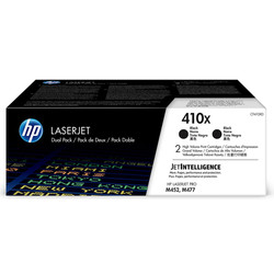 Hp 410X-CF410XD Black Original Toner High Capacity Two Pack - Hp