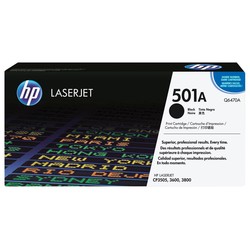 Hp 501A-Q6470A Black Original Toner - Hp