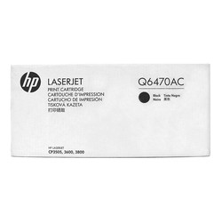 Hp 501A-Q6470AC Black Original Toner - Hp