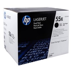 Hp 55X-CE255XD Original Toner High Capacity Two Pack - Hp