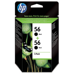 Hp 56-C9502AE Black Original Cartridge 2 Pack - HP