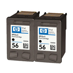 Hp 56-C9502AE Black Original Cartridge 2 Pack - 2