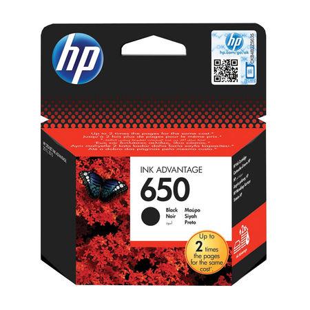 Hp 650-CZ101AE Black Original Cartridge - 1