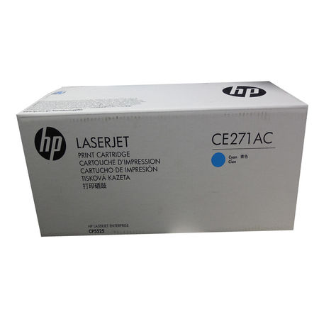 Hp 650A-CE271AC Blue Original Toner - 1