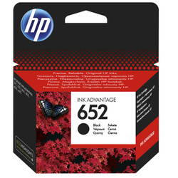 Hp 652 BK - F6V25AE Black Original Cartridge - HP