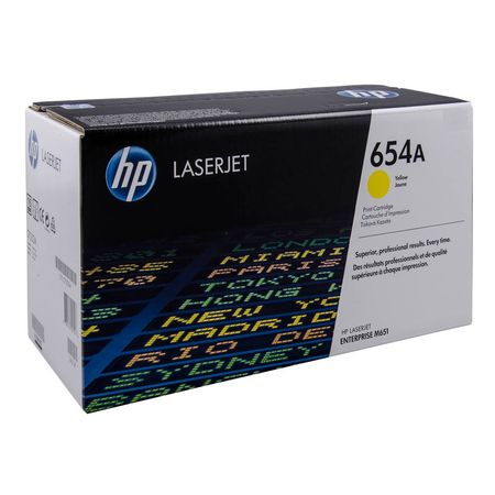 Hp 654A-CF332A Yellow Original Toner - 1