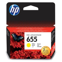 Hp 655-CZ112AE Yellow Original Cartridge - Hp