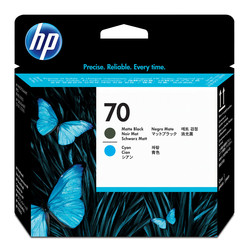 Hp 70-C9404A Original Matte Black And Blue Printhead - 1