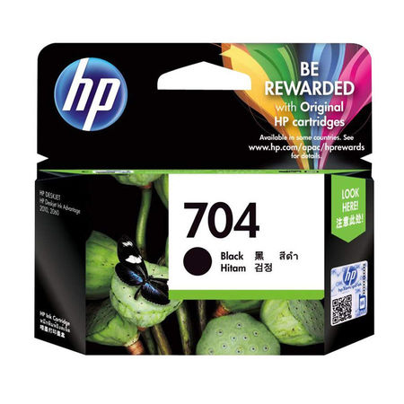 Hp 704-CN692A Black Original Cartridge - 1