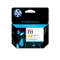 Hp 711-CZ136A Yellow Original Cartridge 3 Pack - Hp