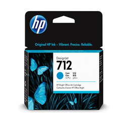 HP 712-3ED67A Blue Original Cartridge - Hp