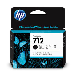 HP 712-3ED71A Black Original Cartridge High Capacity - Hp