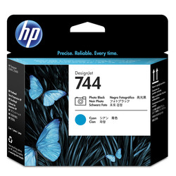 Hp 744-F9J86A Photo Black-Blue Original Printhead - 1