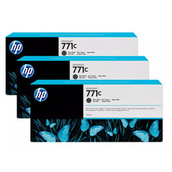 Hp 771c-B6Y31A Matte Black Original Cartridge 3 Pack - Hp