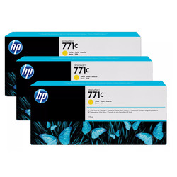 Hp 771c-B6Y34A Yellow Original Cartridge 3 Pack - Hp