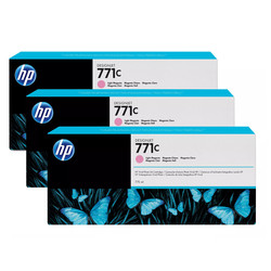 Hp 771c-B6Y35A Light Red Original Cartridge 3 Pack - Hp