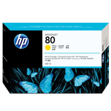 Hp 80-C4848A Yellow Original Cartridge High Capacity - 1