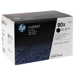 Hp 80X-CF280XD Original Toner High Capacity Two Pack - Hp