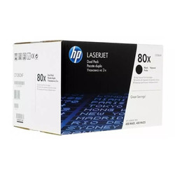 Hp 80X-CF280XF Original Toner High Capacity Two Pack - Hp