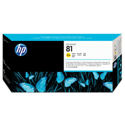 Hp 81-C4953A Original Yellow Printhead and Head Cleaner - Hp