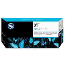 Hp 81-C4954A Original Light Blue Printhead and Head Cleaner - Hp