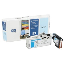 Hp 83-C4964A Original Light Blue Printhead and Head Cleaner - Hp