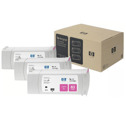 Hp 83-C5074A Red Original Cartridge 3 Pack - Hp