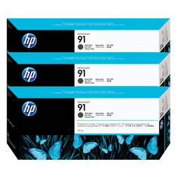 Hp 91-C9480A Matte Black Original Cartridge 3 Pack - Hp