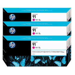 Hp 91-C9484A Red Original Cartridge 3 Pack - Hp