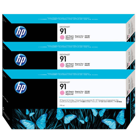 Hp 91-C9487A Light Red Original Cartridge 3 Pack - 1