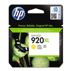 Hp 920XL-CD974A Yellow Original Cartridge - Hp