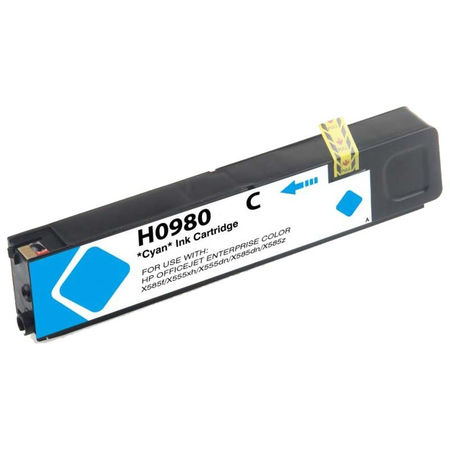 HP 980-D8J07A Blue Compatible Cartridge - 2