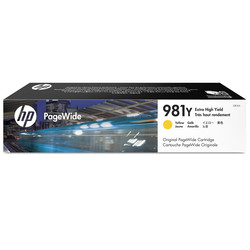 Hp 981Y-L0R15A Yellow Original Cartridge Extra High Capacity - Hp