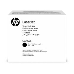 HP CE390JC Black Original Toner - 1