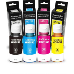 HP GT51 GT52 4 Color Compatible Ink Set - HP