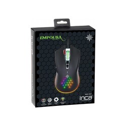 Inca IMG-347 Empousa RGB Black Mouse - Inca