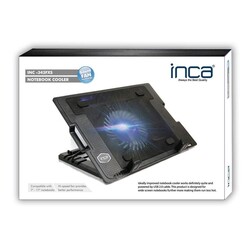 Inca INC-343FXS Ergonomic USB Silent Notebook Stand + Cooler - 1