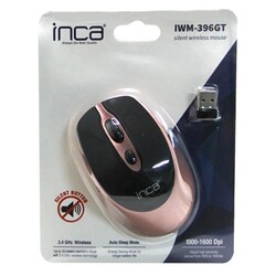 Inca IWM-396GT Pembe Altın Kablosuz Mouse 1600Dpi - INCA