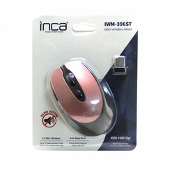 Inca IWM-396ST 1600 Dpi Sessiz Pembe Altın Kablosuz Mouse - INCA