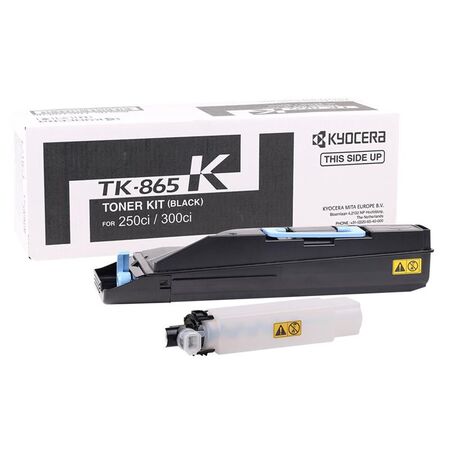 Kyocera TK-865/1T02JZ0EU0 Black Original Photocopy Toner - 1