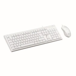 Lecoo CM101 USB Kablolu Türkçe Q Klavye & Mouse Set Beyaz - 3