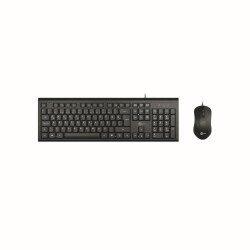 Lecoo CM101 USB Kablolu Türkçe Q Klavye & Mouse Set Siyah - Lenovo Lecoo