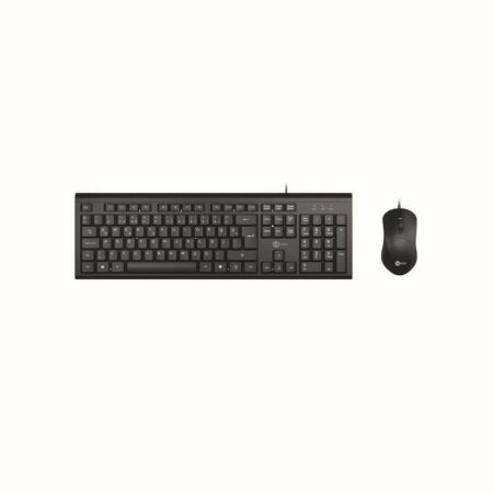 Lecoo CM101 USB Wired Turkish Q Keyboard & Mouse Set Black - 1