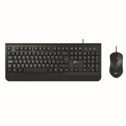 Lecoo CM105 USB Kablolu Türkçe Q Klavye & Mouse Set Siyah - Lenovo Lecoo