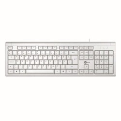 Lecoo KB101 USB Wired Turkish Q Keyboard White - Lenovo Lecoo