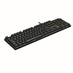 Lecoo KG1101 USB Wired Blue Switch RGB LED Illuminated Macro Key Gaming Mechanical Turkish Q Keyboard Black - 2